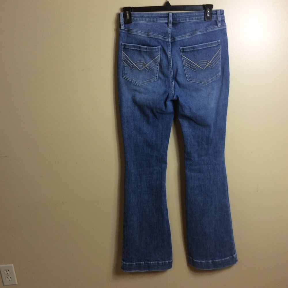 Idyllwind Belmont High Risin' Seamed Front Sanding Bootcut. Size 12 tall long - Picture 6 of 8